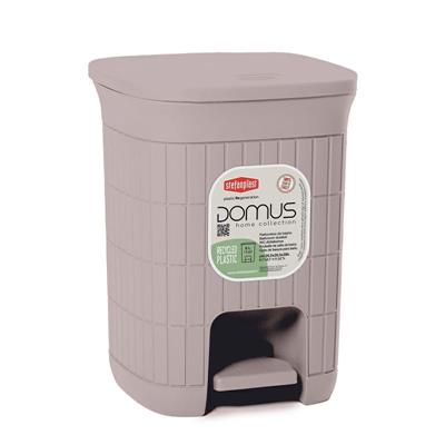 PATTUMIERA DA BAGNO DOMUS 6 LT GREIGE