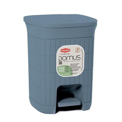 PATTUMIERA DA BAGNO DOMUS 6 LT SMOKY BLUE