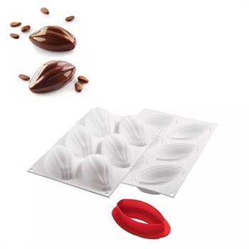 STAMPO SILICONE CACAO 102 X 57 X H 42 MM BIANCO