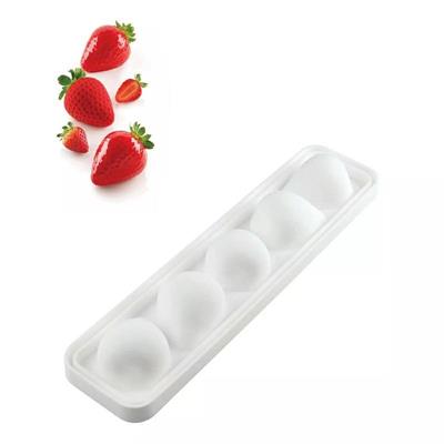 STAMPO SILICONE FRAGOLA 60 X 77 X H 54 MM BIANCO