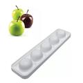 STAMPO SILICONE MELA CILIEGIA PESCA D. 60 X H 55 MM BIANCO
