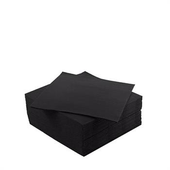 TOVAGLIOLO PUNTA A PUNTA 25 X 25 CM NERO CONF. 100 PZ