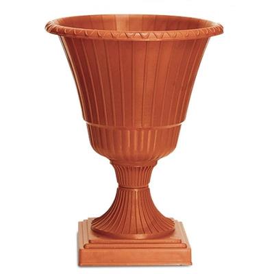 VASO FIORIERA ATENE CON PIEDE D. 32 CM