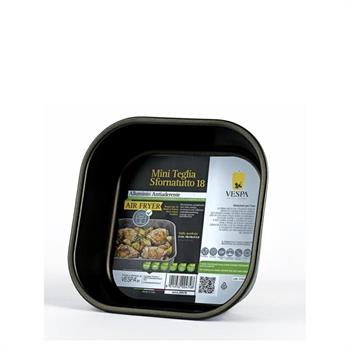 TEGLIA QUADRA SFORNATUTTO 18 X 18 X 5,4 CM AIR FRYER