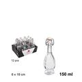BOTTIGLIA VETRO 150 ML TAPPO MECCANICO
