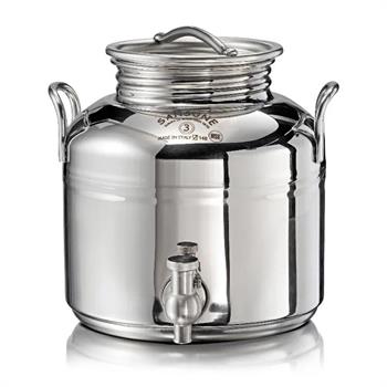 BIDONE INOX MODELLO EUROPA 3 LT CON RUBINETTO