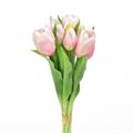 FIORE BOUQUET 7 TULIPANI IN GOMMA 31 CM ROSA