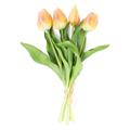 FIORE BOUQUET 5 TULIPANI CANGIANTI IN PVC 20X6XH31 CM GIALLO