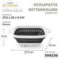 COLAPASTA RETTANGOLARE PIEGHEVOLE AQUA 57,5 X 22 X 9 CM