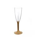 BICCHIERE FLUTE PLASTICA CONF. 6 PZ ORO