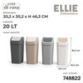 PATTUMIERA ELLIE 20 LT COLORI ASS