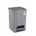 PATTUMIERA MARGHERITA A PEDALE 20 LT STONE GREY