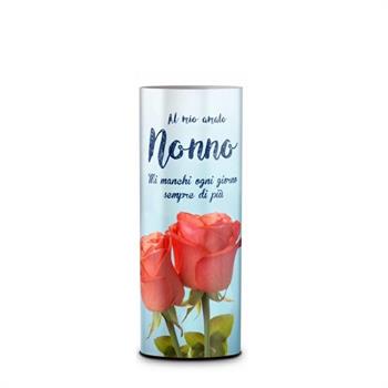 LUMINO ECO CERA D. 8 X H. 19,6 CM 400 GR NONNO
