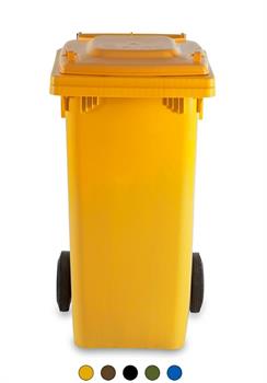 BIDONE CARRELLATO 120LT COL. GIALLO ART. PSV28HD3/GI