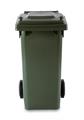 BIDONE CARRELLATO 120LT COL. VERDE ART. PSV28HD3/V