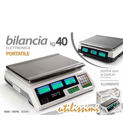 BILANCIA 40 KG DISPLAY LCD