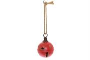 CAMPANA CHRISTMAS GIFT IN METALLO 18X12X12CM COLORE ROSSO
