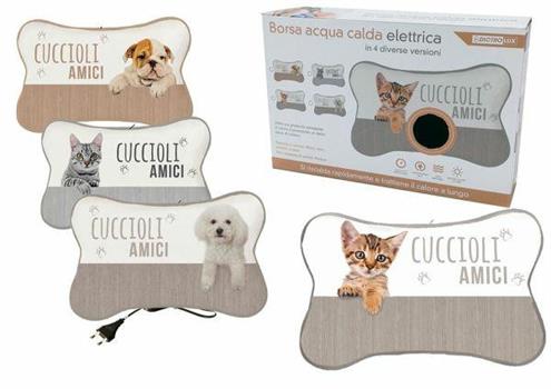 BORSA ACQUA CALDA ELETTRICA CUCCIOLI AMICI 4DECORI ASS.