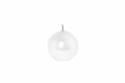 CANDELA SFERA LUCID D. 6CM COLORE ARGENTO