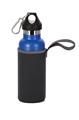 BOTTIGLIA TERMICA CON MOSCHETTONE 50CL BLU ACCIAIO INOX18/10