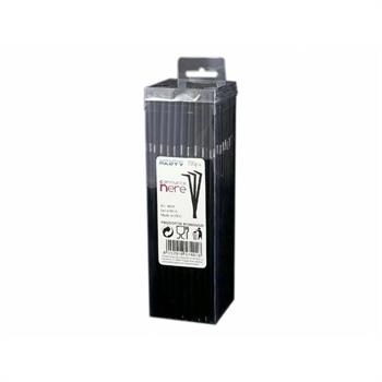 CANNUCCE FLESSIBILI 6X210MM CONF. 100PZ COLORE NERO