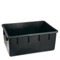 CASSA RETTANGOLARE IN PLASTICA 220LT COLORE NERO