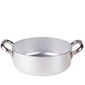 CASSERUOLA ALLUMINIO BASSA 2 MANICI 34 CM