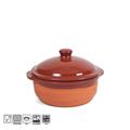 CASSERUOLA IN TERRACOTTA CON COPERCHIO 20 CM