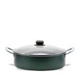 CASSERUOLA BASSA SELVA LINE CON COPERCHIO IN VETRO 34 CM