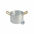 CASSERUOLA ALTA A SERVIRE PROFESSIONALE MANIGLIE OTTONE 10CM