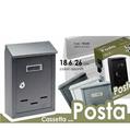 CASSETTA POSTALE 18 X 6 X 26 CM COLORI ASS