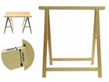 CAVALLETTO IN LEGNO 73X17X75CM