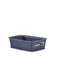 CESTINO ELEGANCE S 20X14XH6CM COLORE BLU NAVY