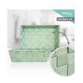 CESTO WIKER 22 X 14 X H6,8 CM COLORE VERDE MENTA