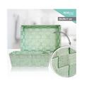 CESTO WIKER 28 X 20 X H11 CM COLORE VERDE MENTA