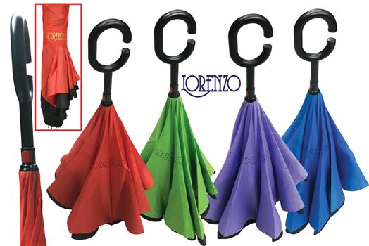 OMBRELLO ANTISGOCCIOLO AUTO REVERSE TINTA UNITA