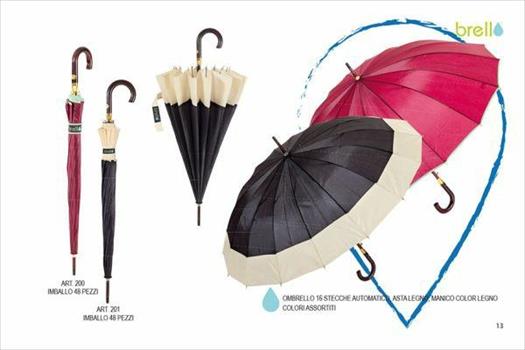 OMBRELLO 16STECCHE AUTOMATICO CON BORDO
