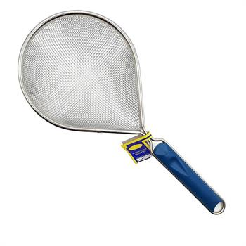COLATUTTO MEDIO OVALE IN RETE ACCIAIO INOX