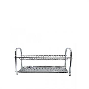 COLAPIATTI FISSO INOX CON VASCHETTA 60CM