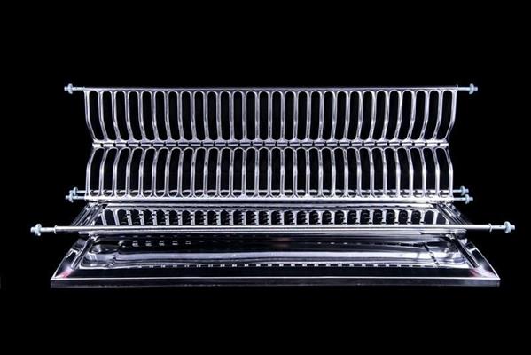 COLAPIATTI COPPIA RETI 86 CON VASSOIO  INOX