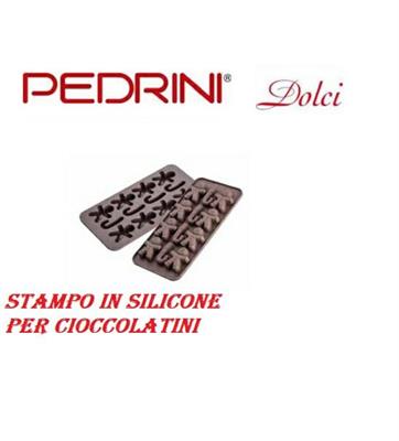 STAMPO CIOCCOLATINI OMINO/BASTONE PEDRINI