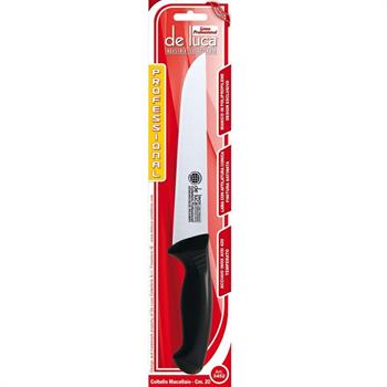 COLTELLO MACELLAIO INOX MANICO PLASTICA 20 CM