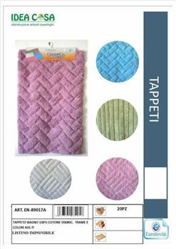TAPPETO BAGNO COTONE 50X80CM