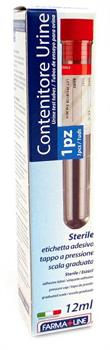 CONTENITORE STERILE URINE PROVETTA FARMALINE 12 ML