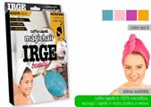 CUFFIA ASCIUGACAPELLI MICROFIBRA COLORI ASS. IRGE
