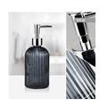 DISPENSER SAPONE VETRO 410 ML COLORE GRIGIO