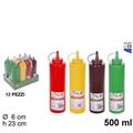 DISPENSER DOSATORE CON TAPPO PER SALSA 500 ML