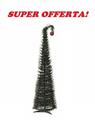 ALBERO DI NATALE RICHIUDIBILE CON PUNTA 120CM