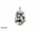 ALBERO INNEVATO CON BASE JUTA 45CM 46PUNTE