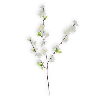 FIORE DI PESCO PICCOLO COLORE BIANCO 63CM